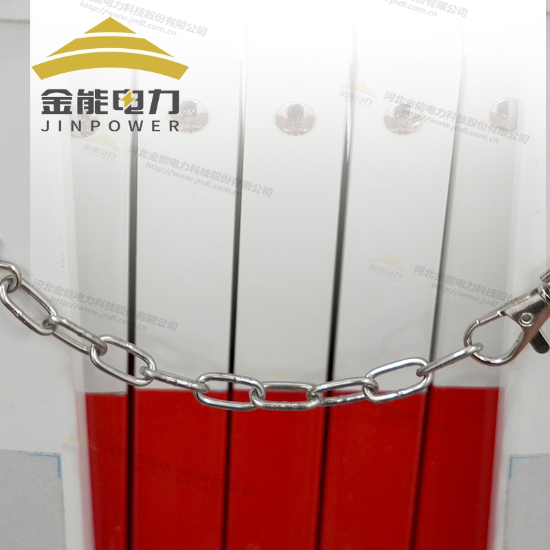 絕緣塑鋼伸縮圍欄固定鎖鏈警示標示